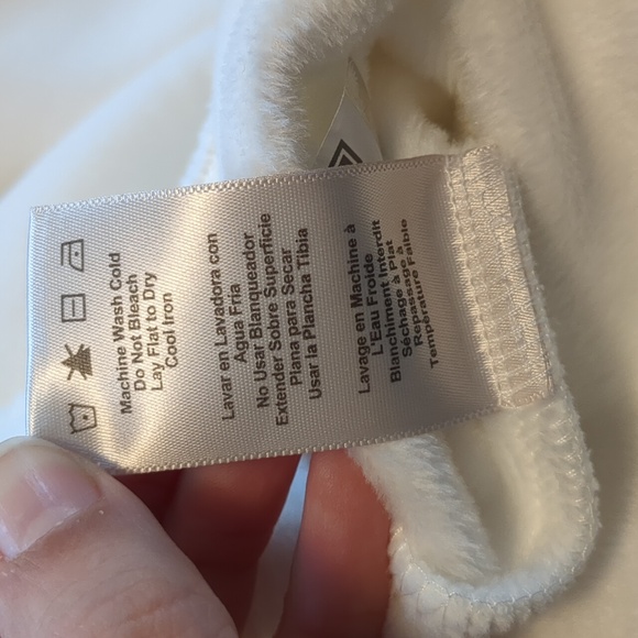 UGG Women's Collins Wide Leg Cream Super Soft Fleece Casual Pants Size Large - Picture 12 of 12